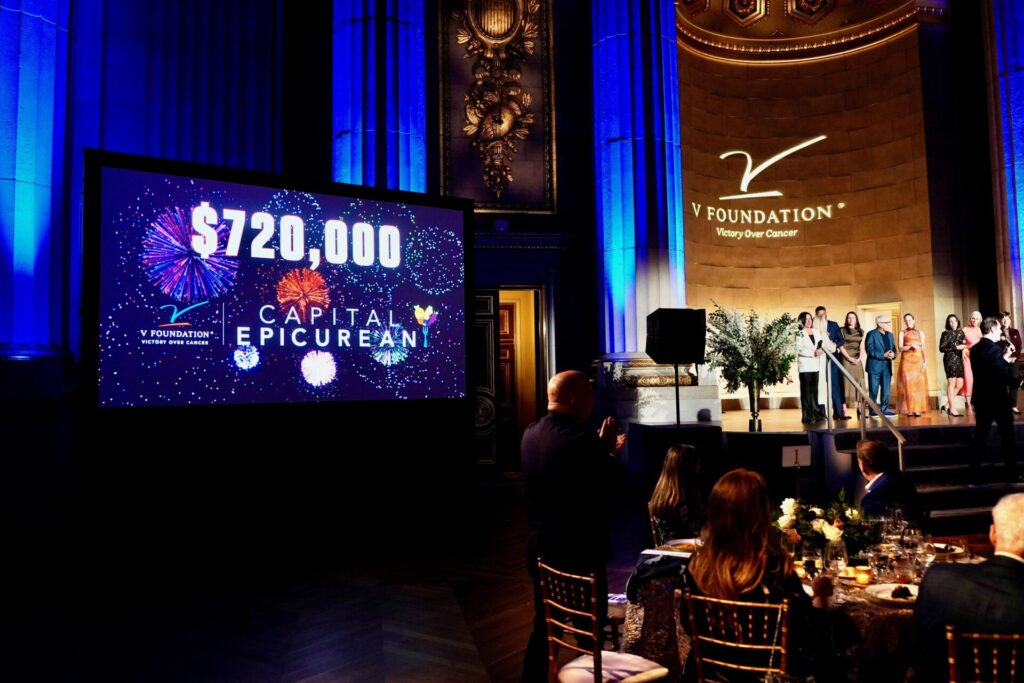 The Inaugural V Foundation for Cancer Research Capital Epicurean Raises Over $720,000 for Cancer Research